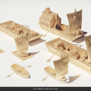 Rafts, Boats and Barges