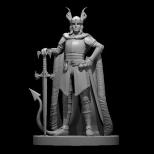Tiefling Female Fighter 2