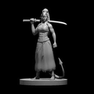 Tiefling Female Kensai Monk